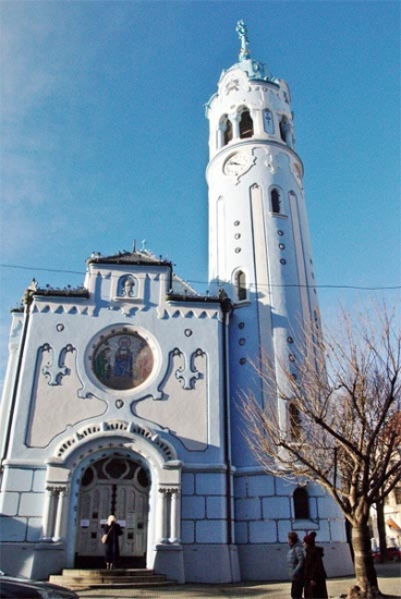 Modrý kostol - Kostol Sv. Alžbety