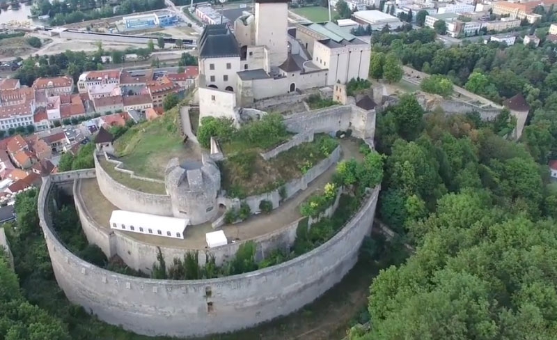 Trenčiansky hrad - južné opevnenie