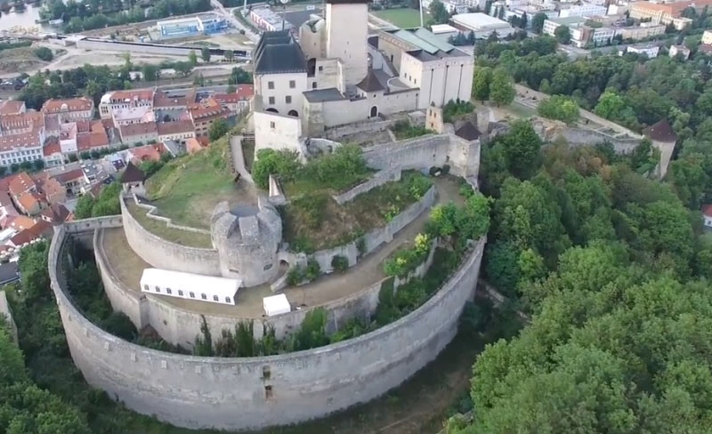 Trenčiansky hrad zhora